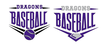 Dragons Baseball Shirt | Team Spirit Tee | Purple Baseball Fan Shirt | Game Day Shirt | Dragons Baseball Apparel