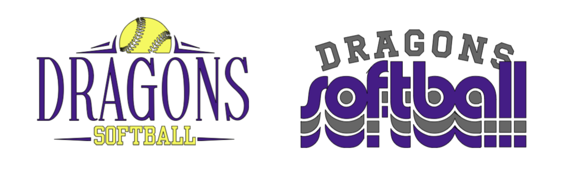 Dragons Softball Shirt | Team Spirit Tee | Purple Softball Fan Shirt | Game Day Shirt | Dragons Softball Apparel