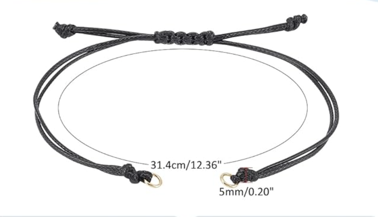 Leather Bracelet With Stainless Steel Tag
