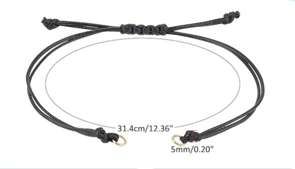 Leather Bracelet With Stainless Steel Tag