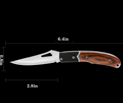 Personalized Mini Keychain Knife, Custom Engraved Small Pocket Knife for Papa, Handheld Wood Micro Folding Knife, Tiny Everyday Carry Gift