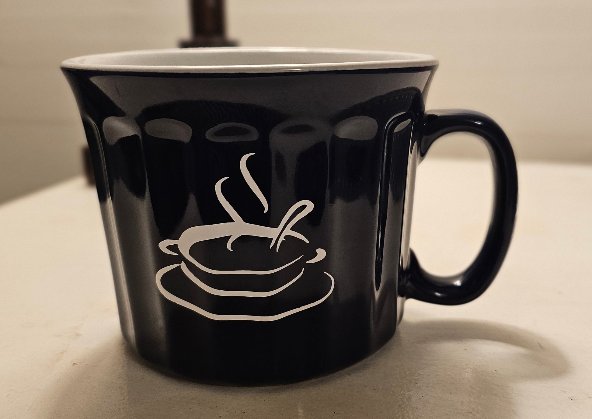 Soup Mug with Handles, I Think You're Souper, Ceramic Soup Bowl, 22 oz Bowl with Handles