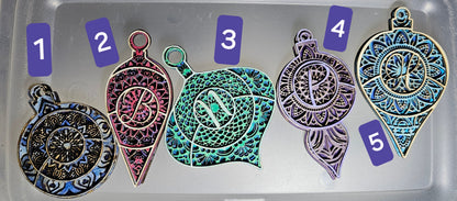 Christmas Ornaments, Mandala 3D Layered ornaments - Personalized ornaments - 5 styles