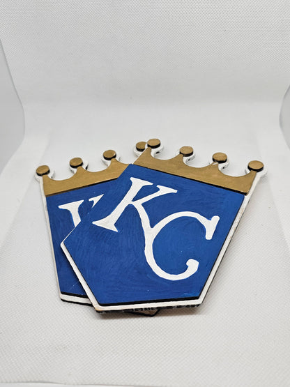 Custom Kansas City Royals House Number Sign Address Sign Wooden Porch Sign 8 inch by 18 inch