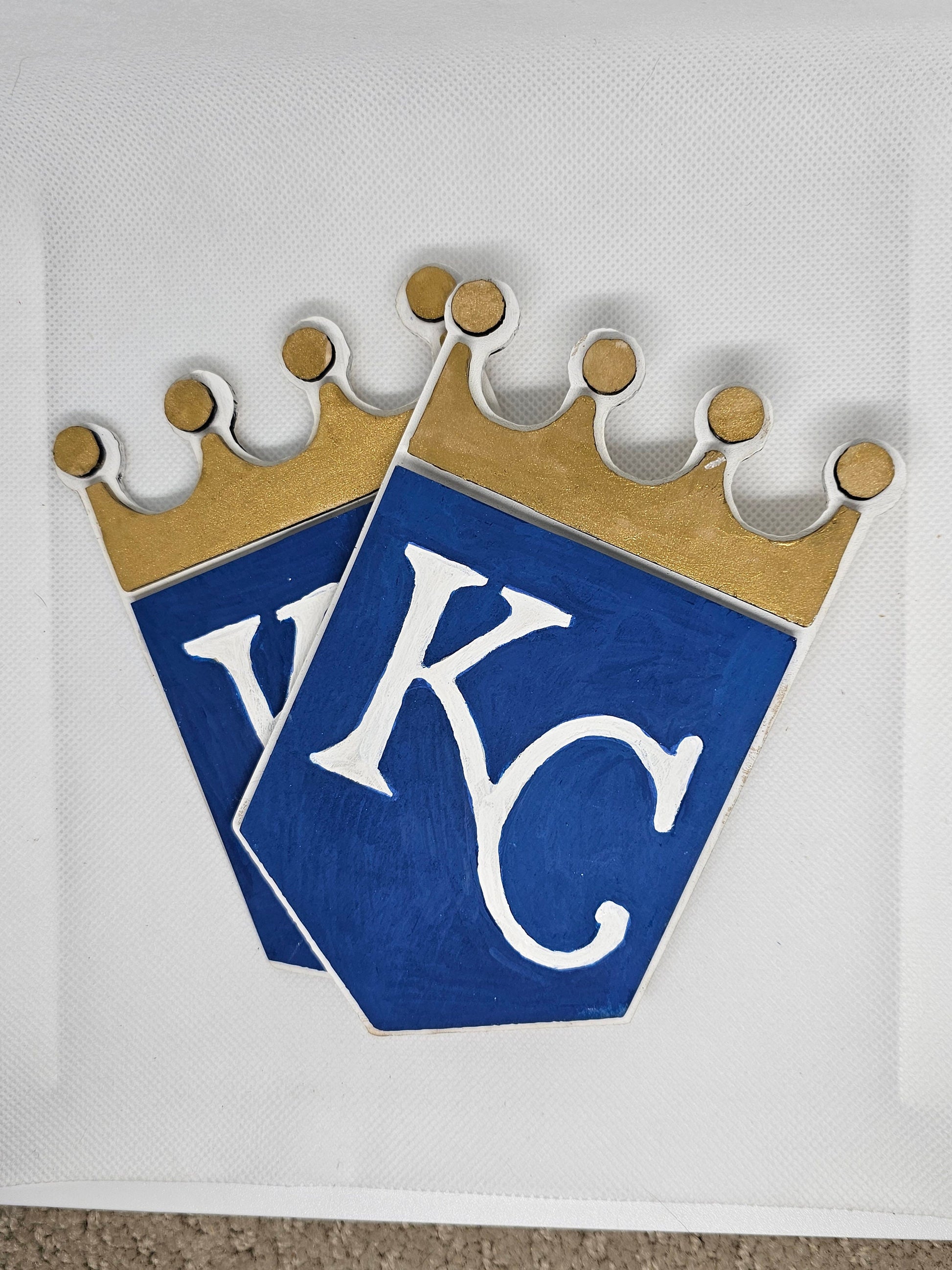 Custom Kansas City Royals House Number Sign Address Sign Wooden Porch Sign 8 inch by 18 inch