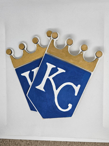 Custom Kansas City Royals House Number Sign Address Sign Wooden Porch Sign 8 inch by 18 inch
