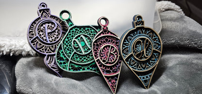 Christmas Ornaments, Mandala 3D Layered ornaments - Personalized ornaments - 5 styles