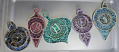 Christmas Ornaments, Mandala 3D Layered ornaments - Personalized ornaments - 5 styles