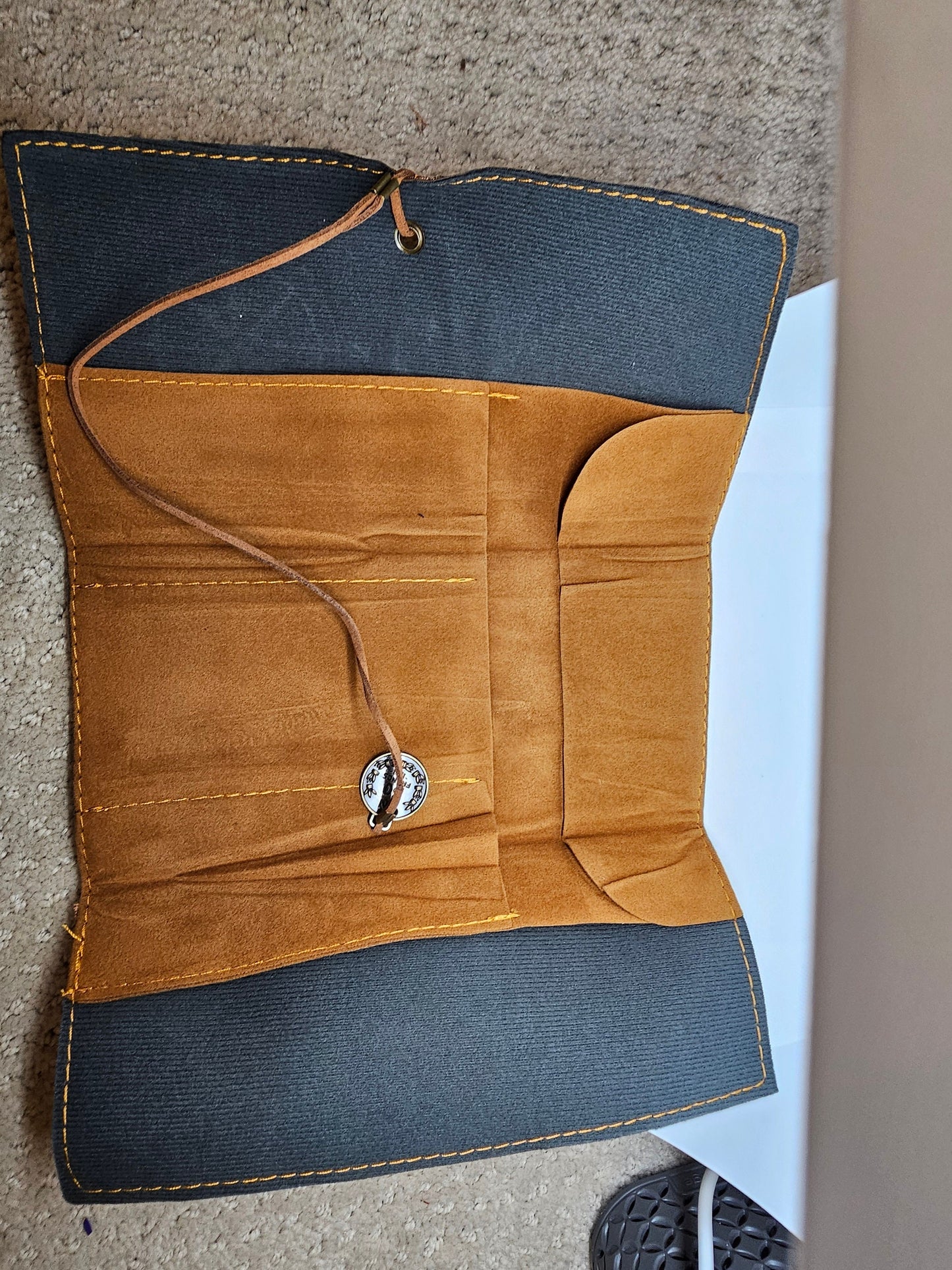 Personalized Leather Pencil Case - Custom Pen Holder Pouch for School, Office or Travel; Stylish Gift for Students and Artists