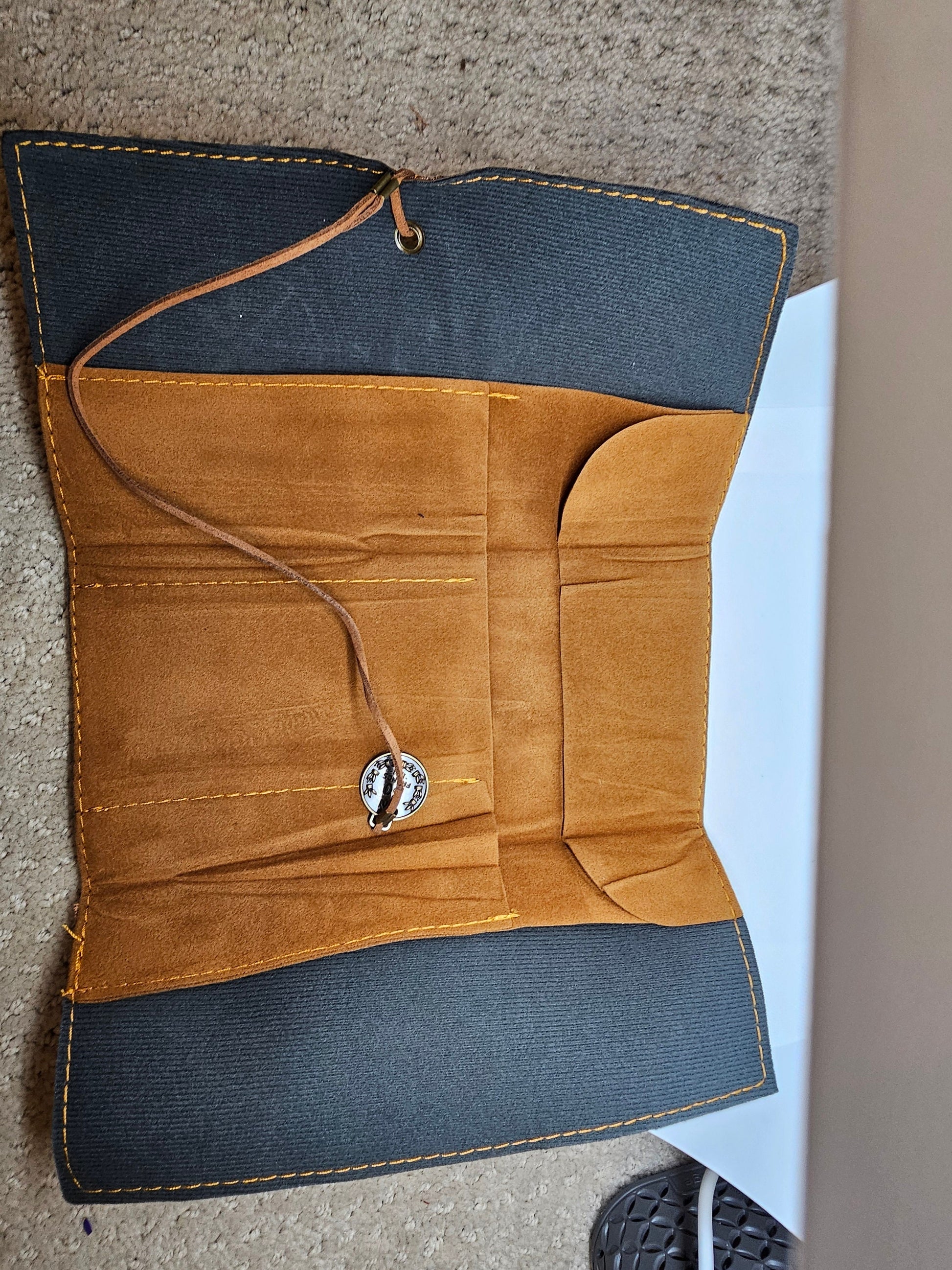 Personalized Leather Pencil Case - Custom Pen Holder Pouch for School, Office or Travel; Stylish Gift for Students and Artists