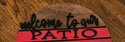 Kansas City Chiefs Decor Hanging Sign,  Customizable Chiefs Sign, Wooden Cutouts Each Hand Painted, Gift for Chiefs Fan
