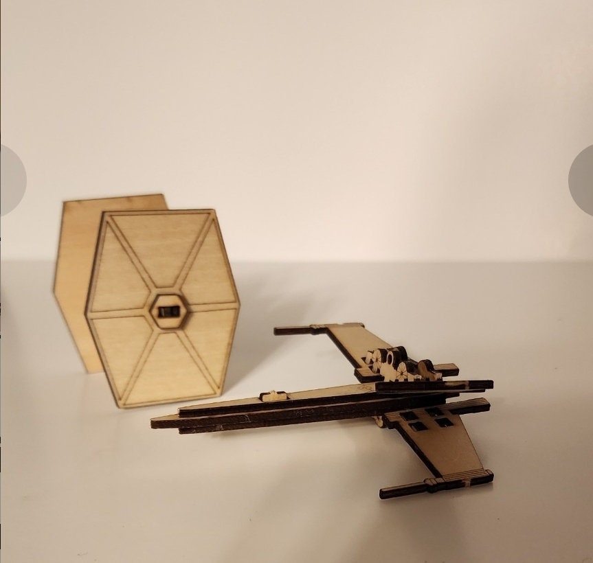 Star Wars Ornament Build Kit Star Wars Christmas Ornaments, X Wing,  Tie Fighter Kits with directions