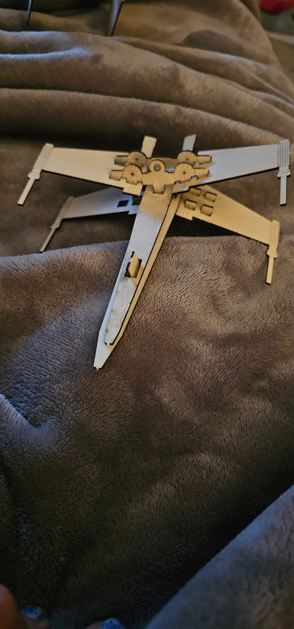 Star Wars Ornament Build Kit Star Wars Christmas Ornaments, X Wing,  Tie Fighter Kits with directions