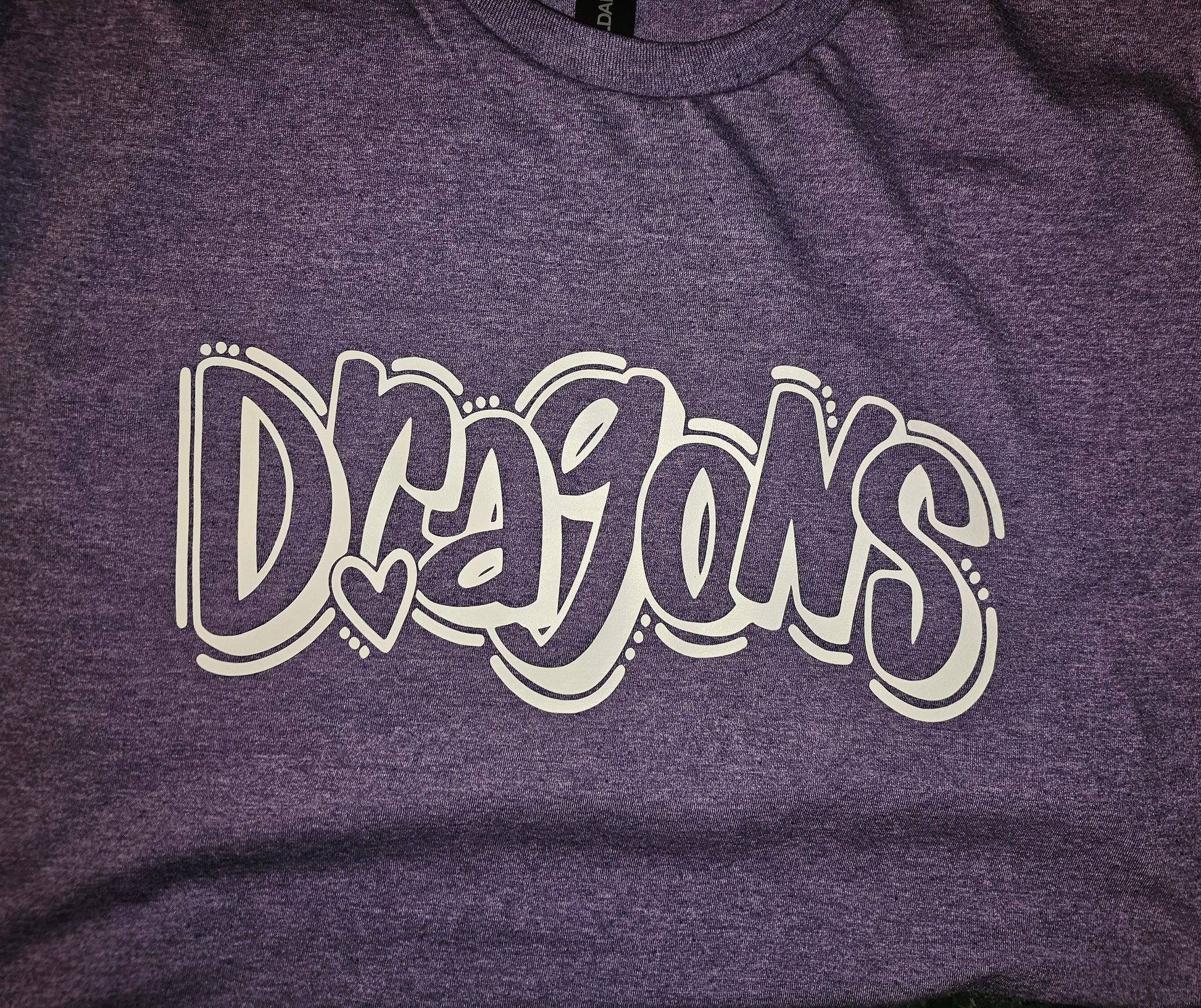 Dragons Pride Tee Shirt on Bella Canvas Shirts, 11 Design Options