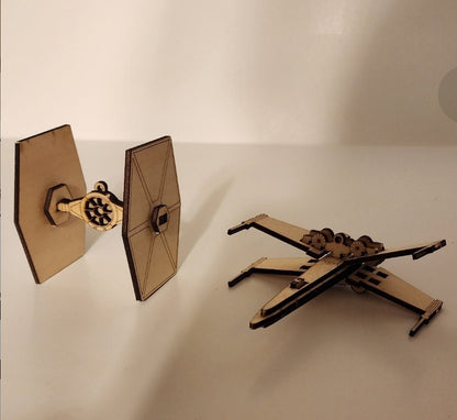 Star Wars Ornament Build Kit Star Wars Christmas Ornaments, X Wing,  Tie Fighter Kits with directions