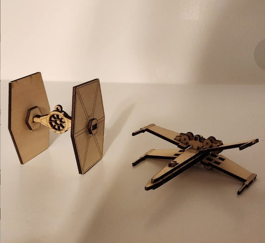 Star Wars Ornament Build Kit Star Wars Christmas Ornaments, X Wing,  Tie Fighter Kits with directions