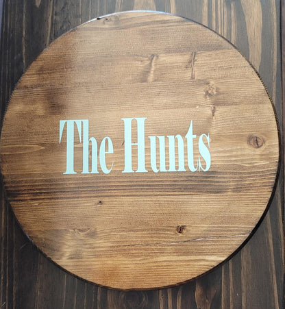 Personalized Lazy Susan with Monogram Last Name - Custom Wedding Gift & Housewarming Present