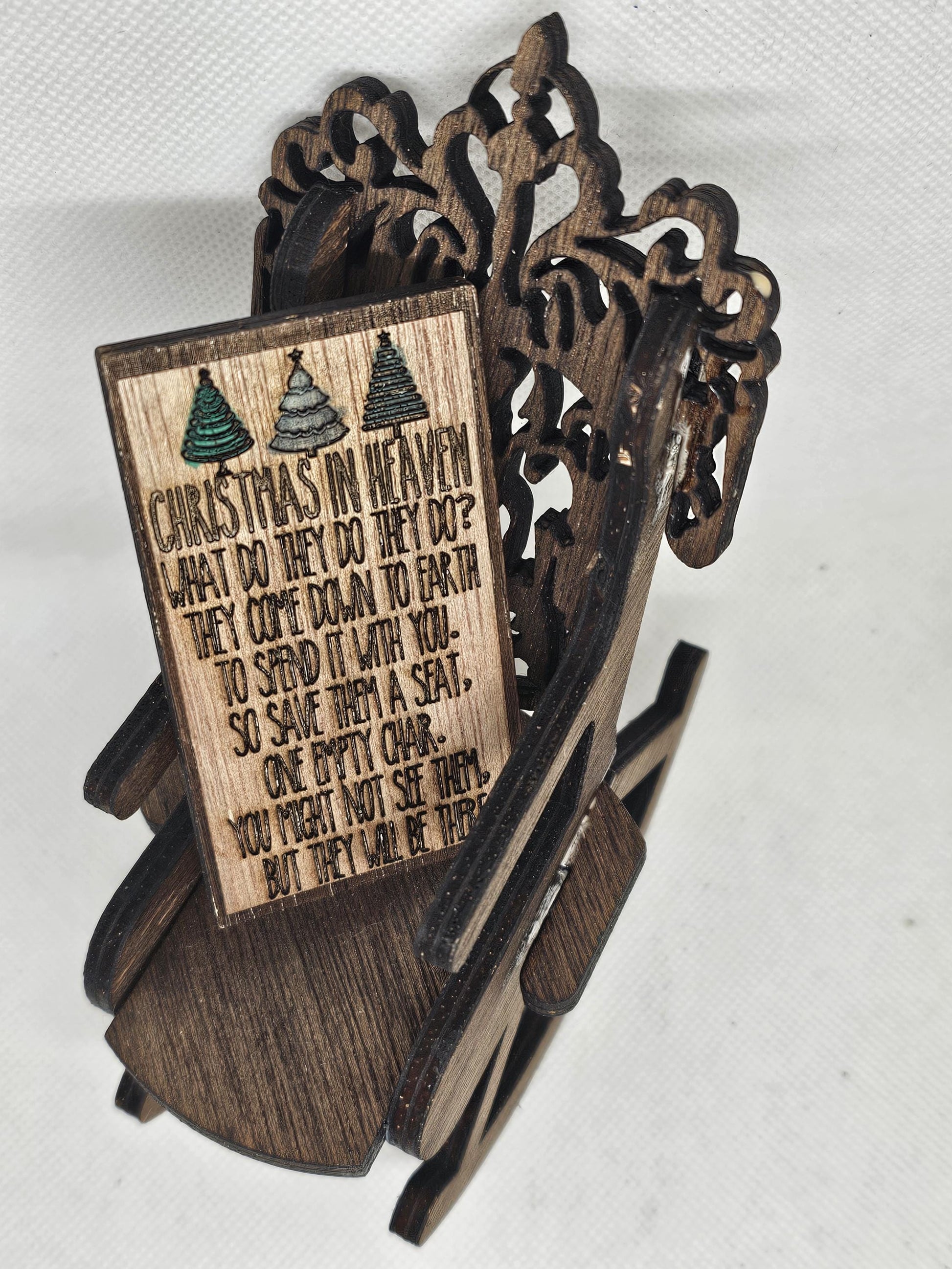 Christmas in Heaven Ornament, Honor a lost loved one,  Memorial for loved one, Gift for Grieving