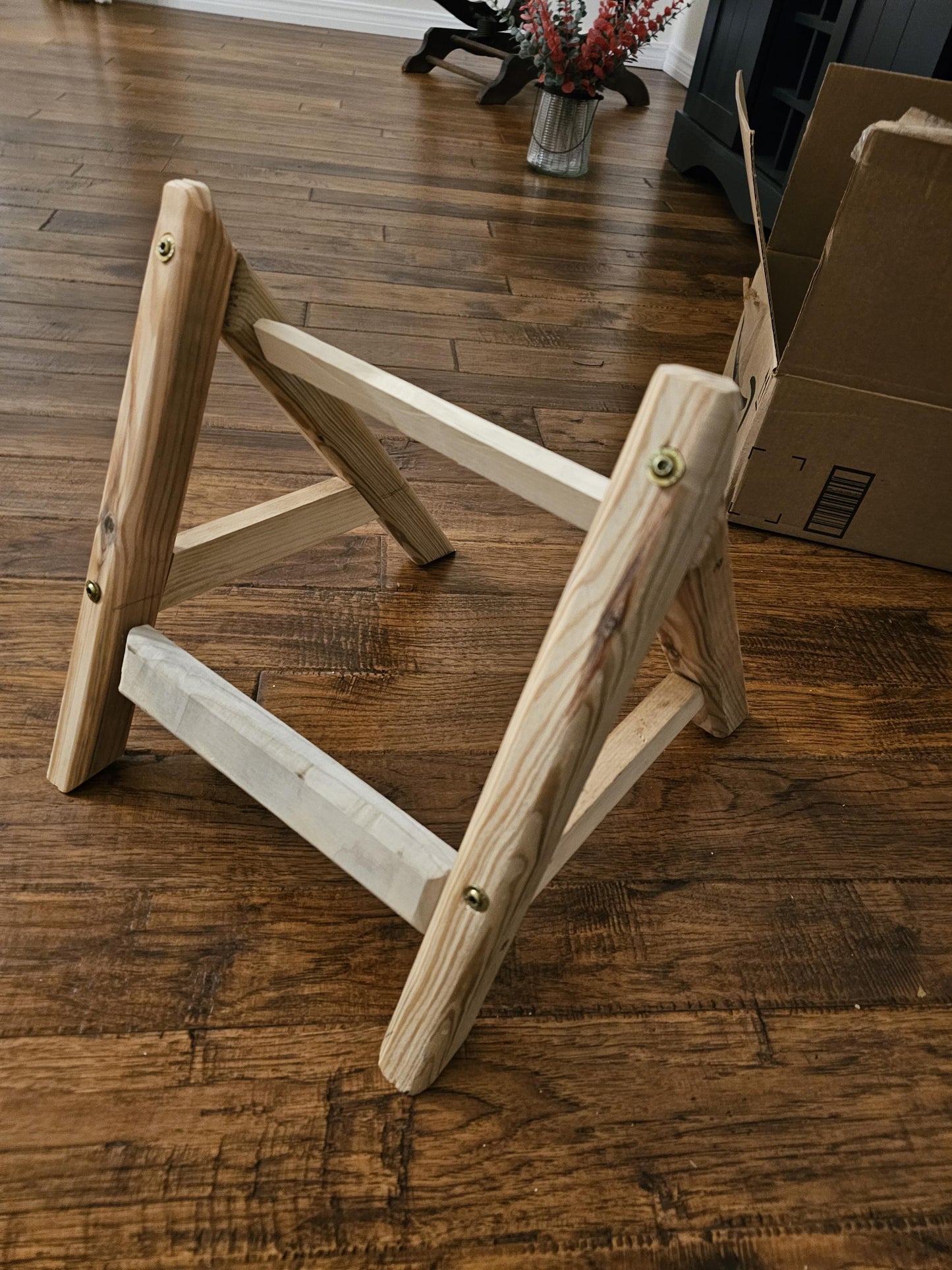 Wood Stand, Pine Sign stand, Porch Leaner stand, Welcome Sign stand, Sign holder, vertical sign stand, Built to Suit