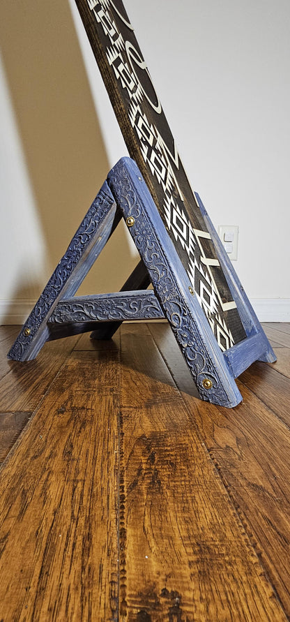 Wood Stand, Pine Sign stand, Porch Leaner stand, Welcome Sign stand, Sign holder, vertical sign stand, Built to Suit