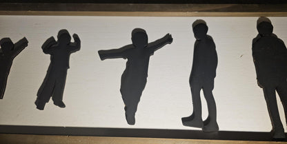Framed Graduation Silhouette Art: Personalized Graduate Story Keepsake Sign - Memorable Gift