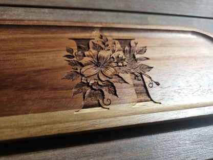 Personalized Decorative Tray Wooden Catchall Tray