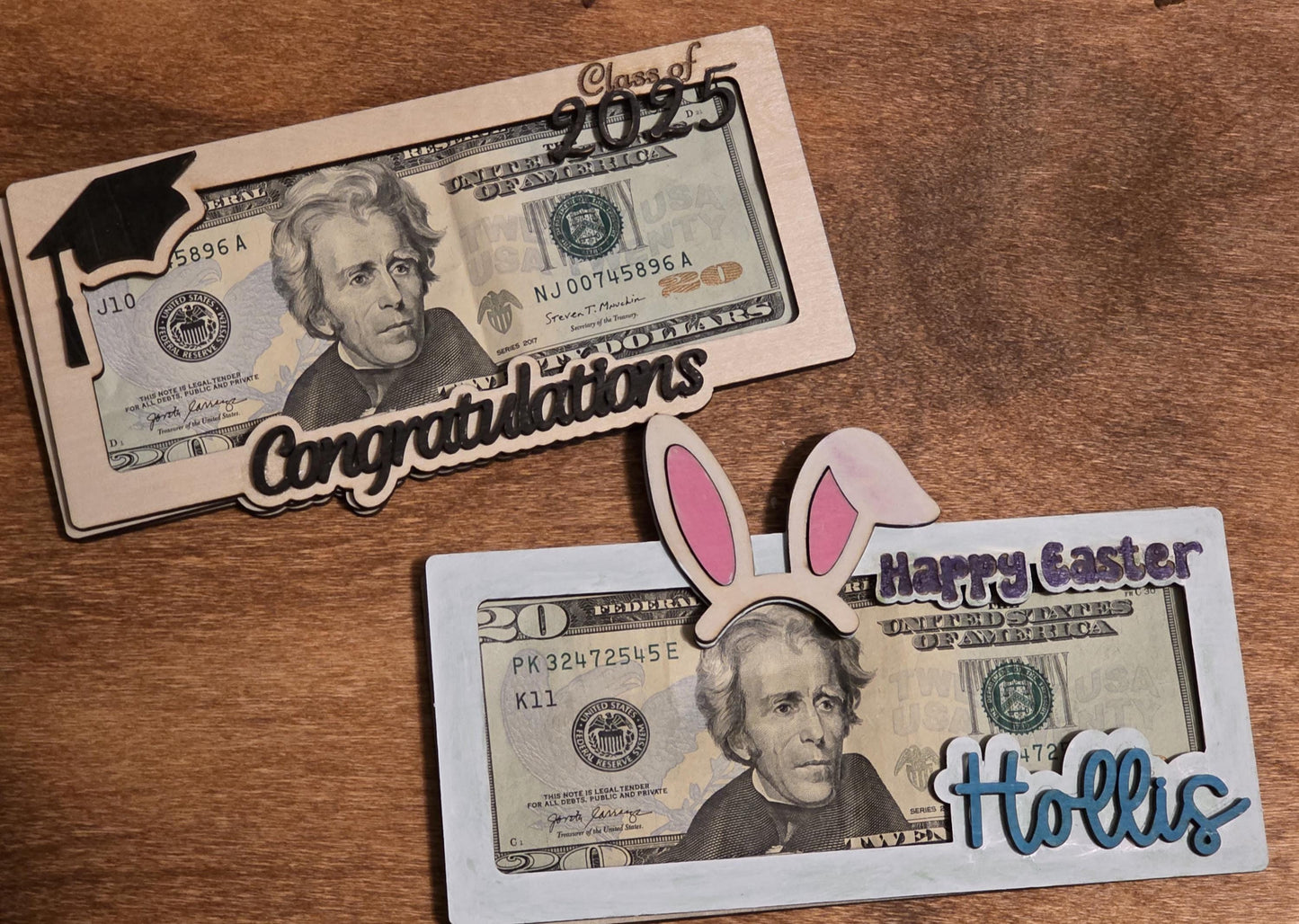 Graduation Money Holder Personalize with Graduates Name