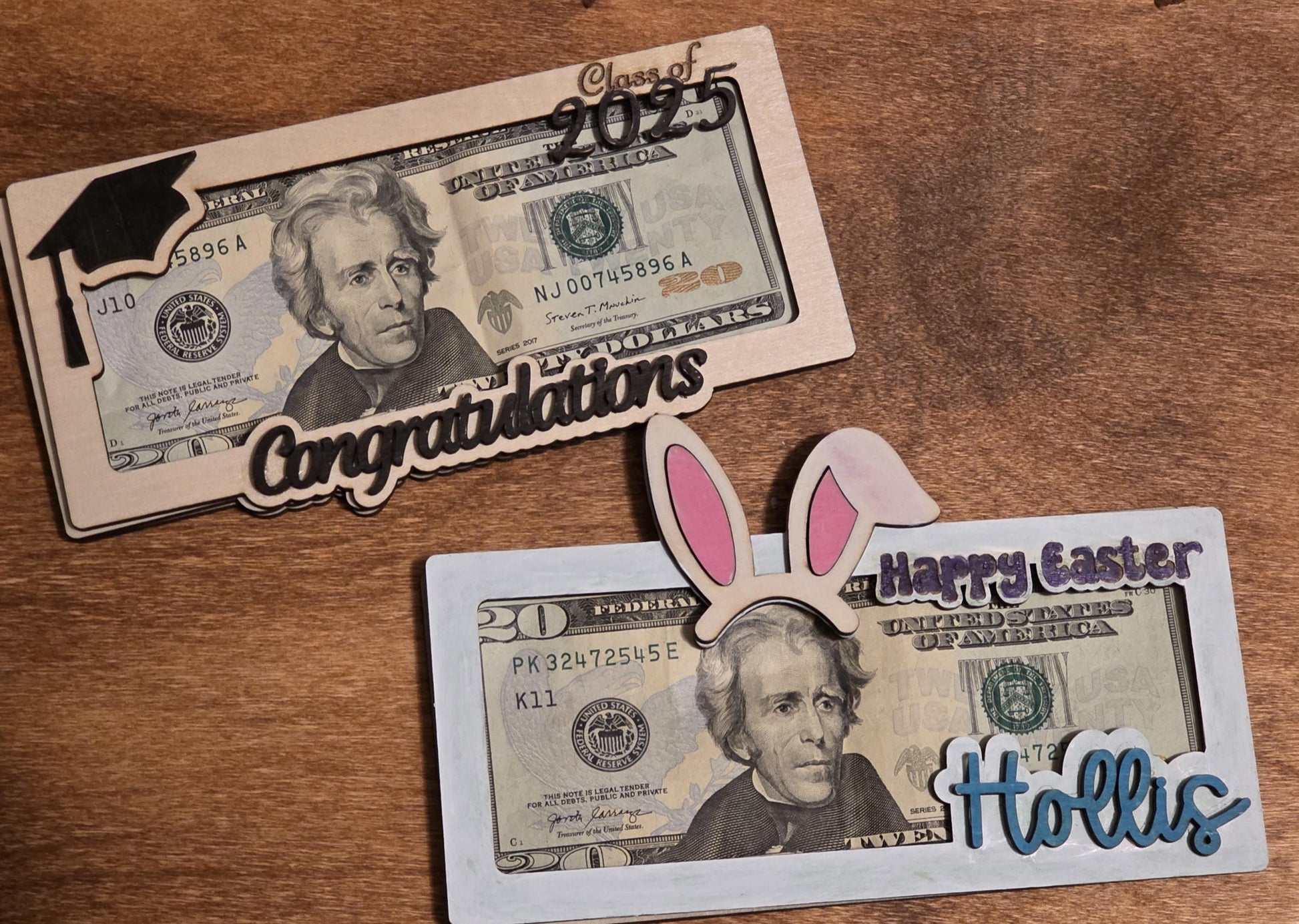 Graduation Money Holder Personalize with Graduates Name