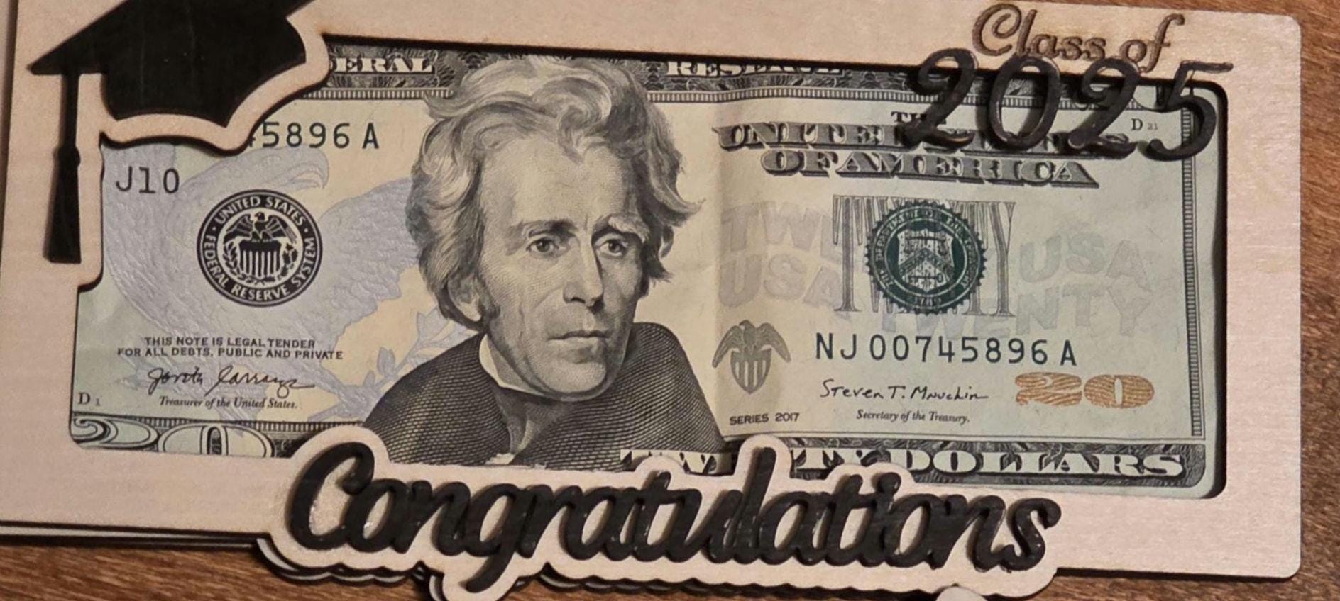 Graduation Money Holder Personalize with Graduates Name