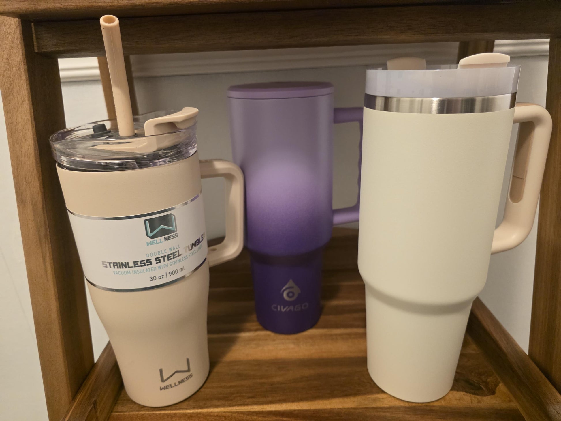 Personalized Stainless Steel Water Bottles with Handles - Insulated Tumblers - Custom Engraved Logo Cups for Travel & Outdoors