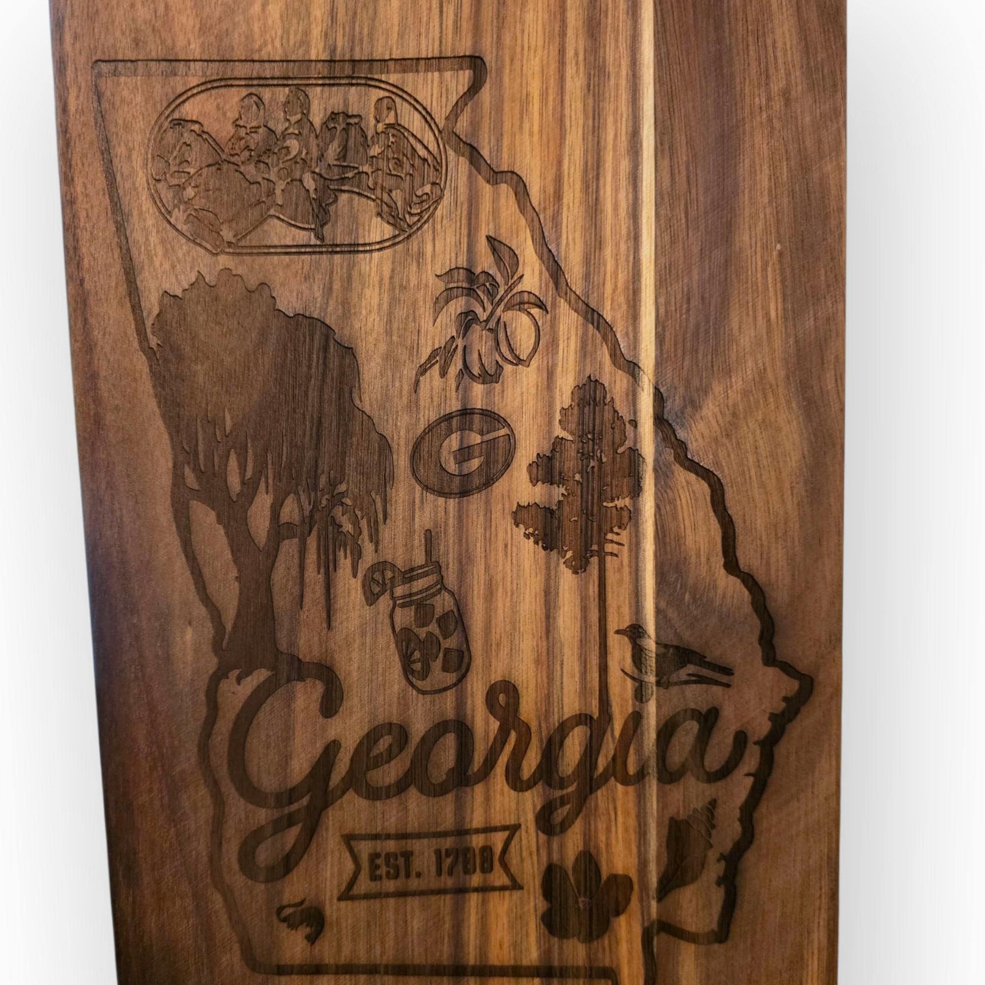 Custom State themed Charcuterie Board Acacia Wood, Personalize 14x9 inches Cheese Board, Housewarming Gift