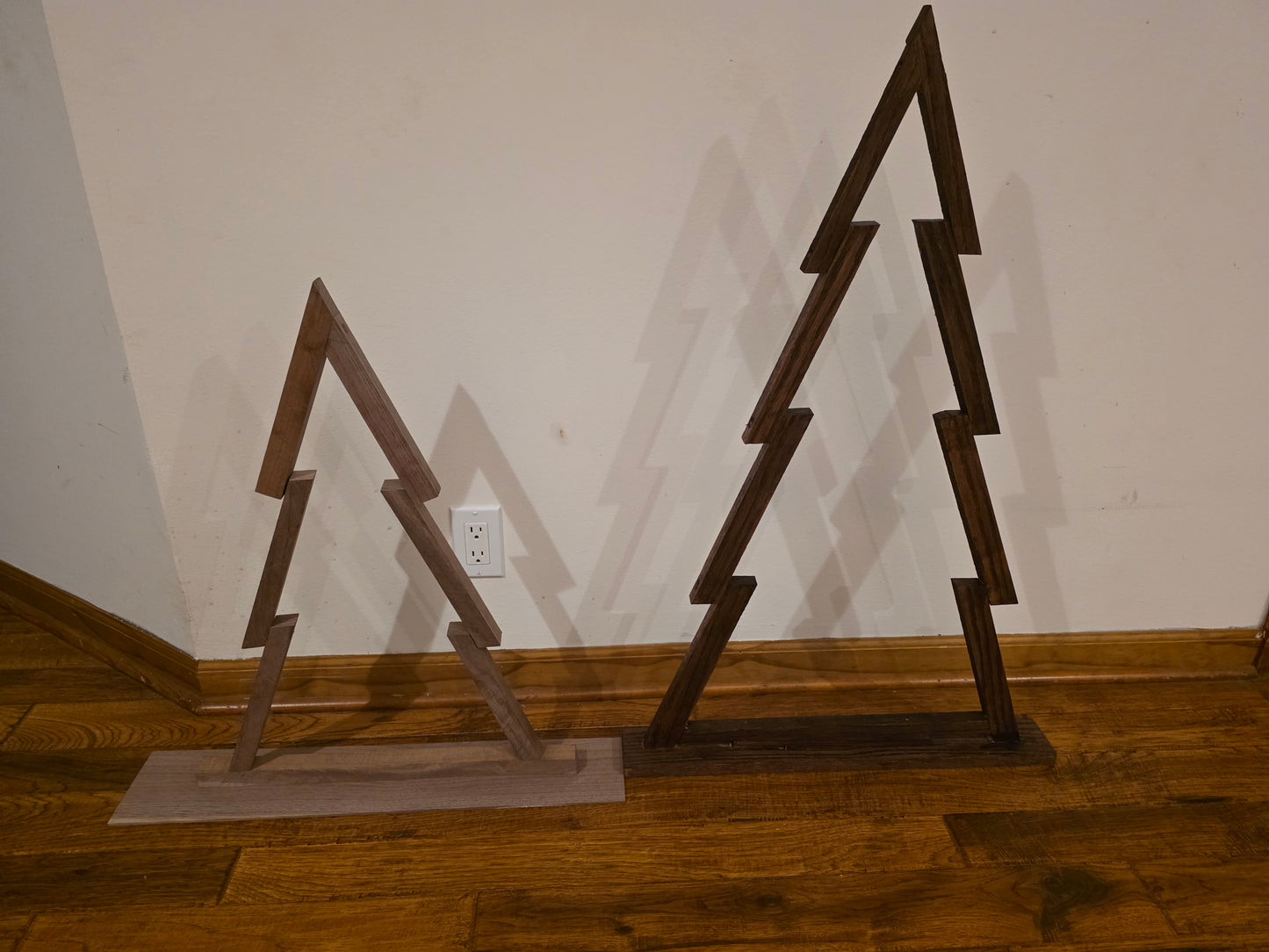 Collapsible Wooden Christmas Tree - Easy Assembly Holiday Decor