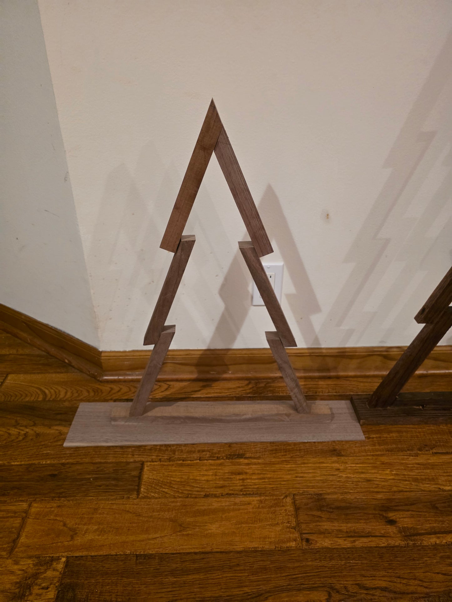 Collapsible Wooden Christmas Tree - Easy Assembly Holiday Decor