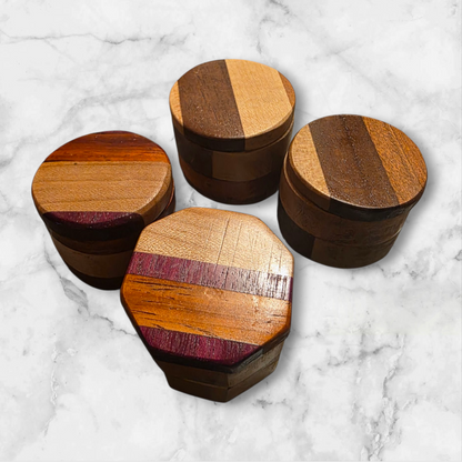 Handcrafted Wooden Ring Box Personalized Engagement Jewelry Box Rustic Wedding Photo Prop