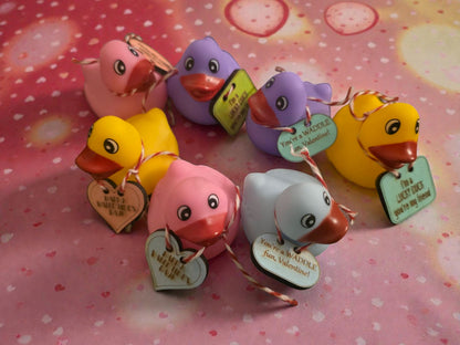 Rubber Ducky Valentine's Day Card